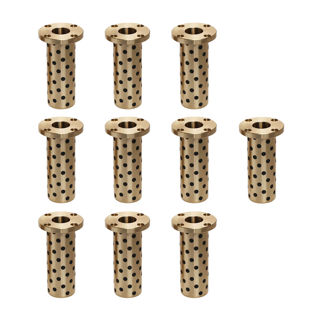 10pcs-LMFL Flange round long linear ball bearing