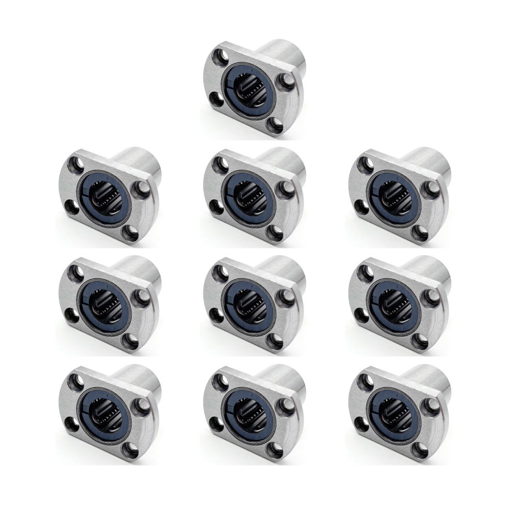 10pcs- LMH Compact flange linear slide bearing