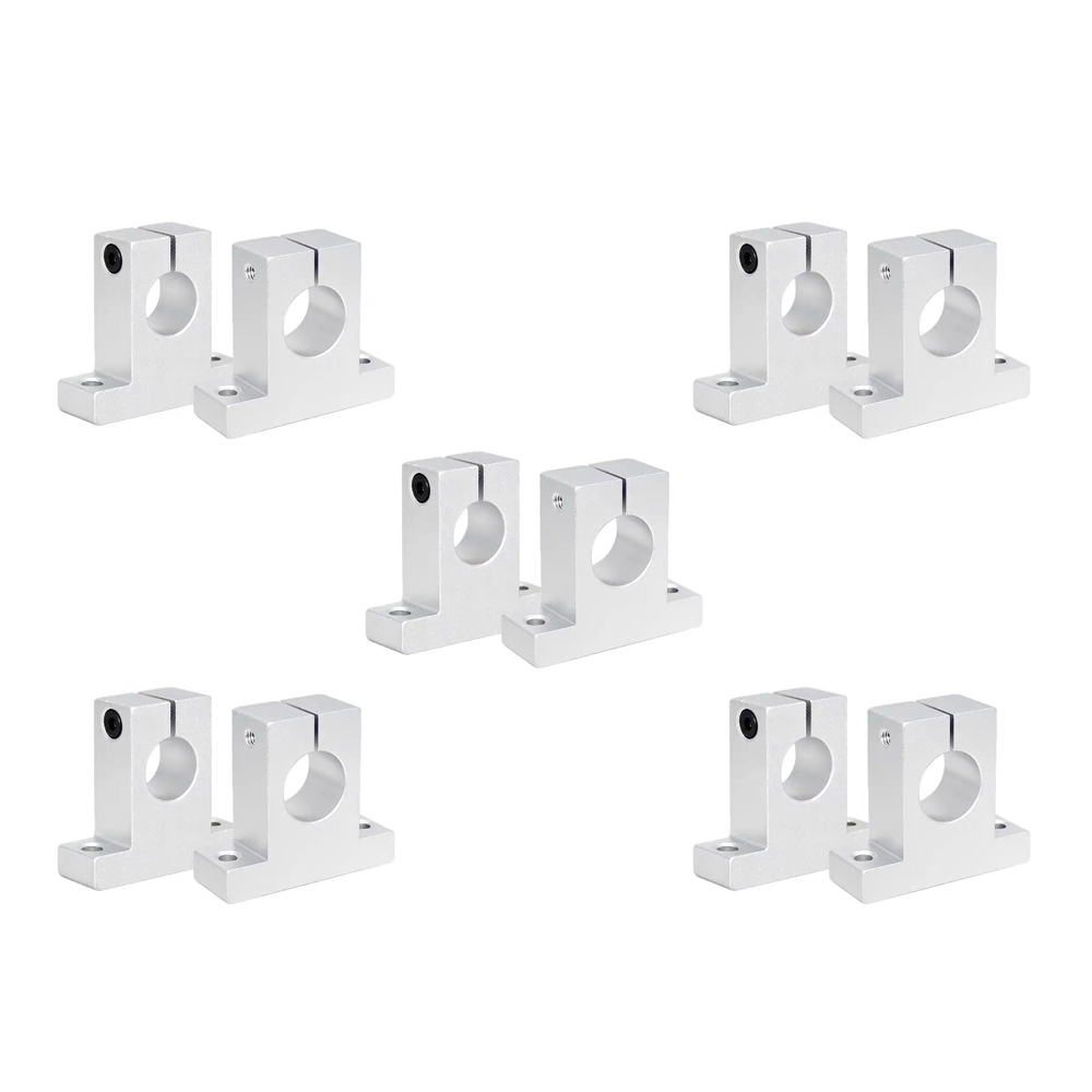 10 pcs- SK SHF linear rail shaft support