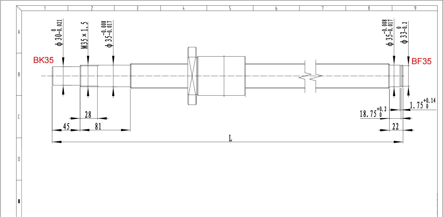 SFU4005 4010 5010 precision ballscrews