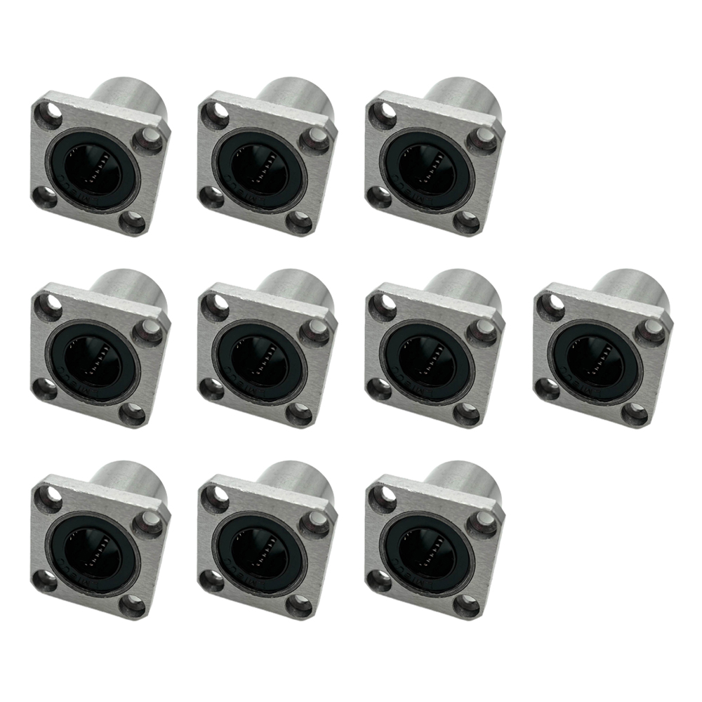 10pcs-LMK Flange square linear ball bushing