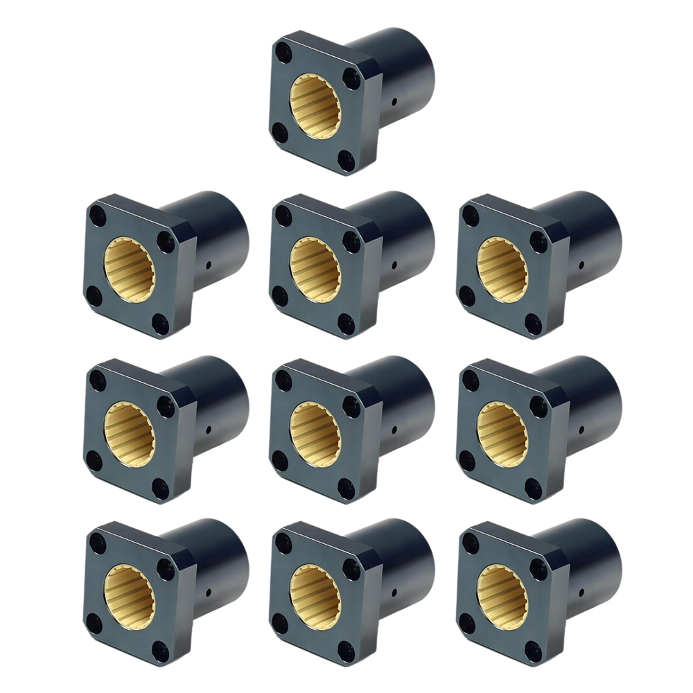10pcs-LMK Flange square linear ball bushing