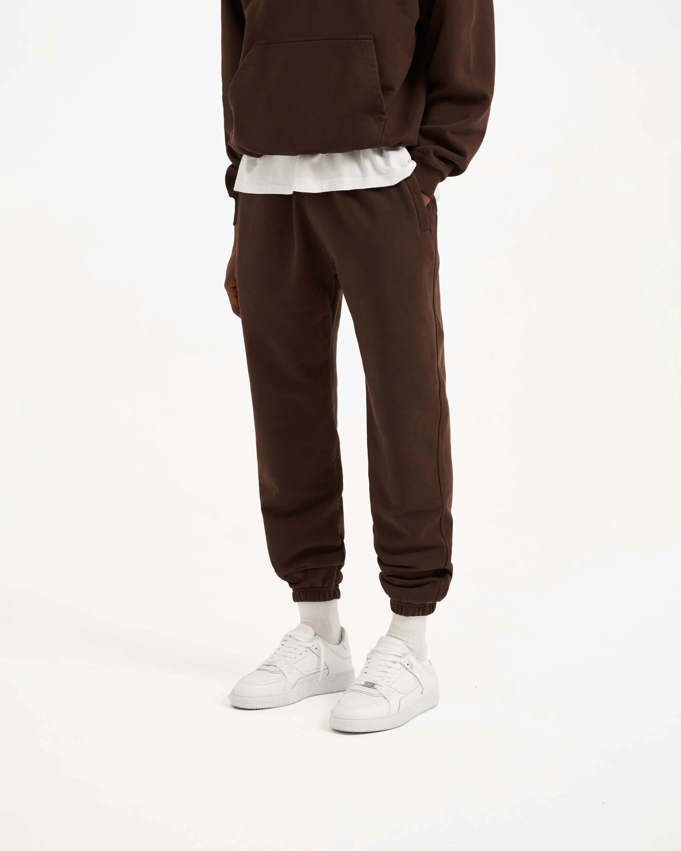 500gsm Joggers - Brown