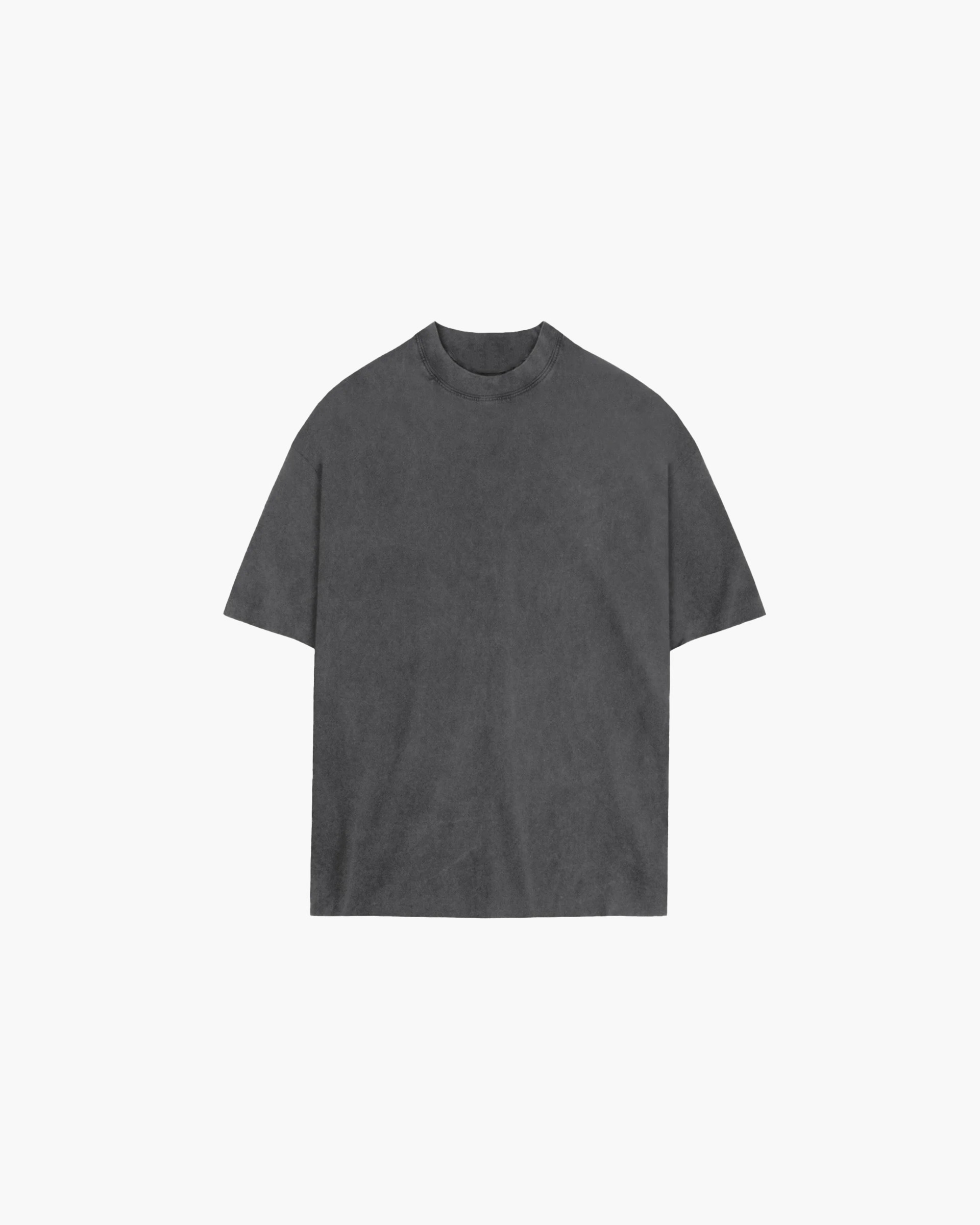 300gsm Oversized T-shirt - Acid Washed Grey