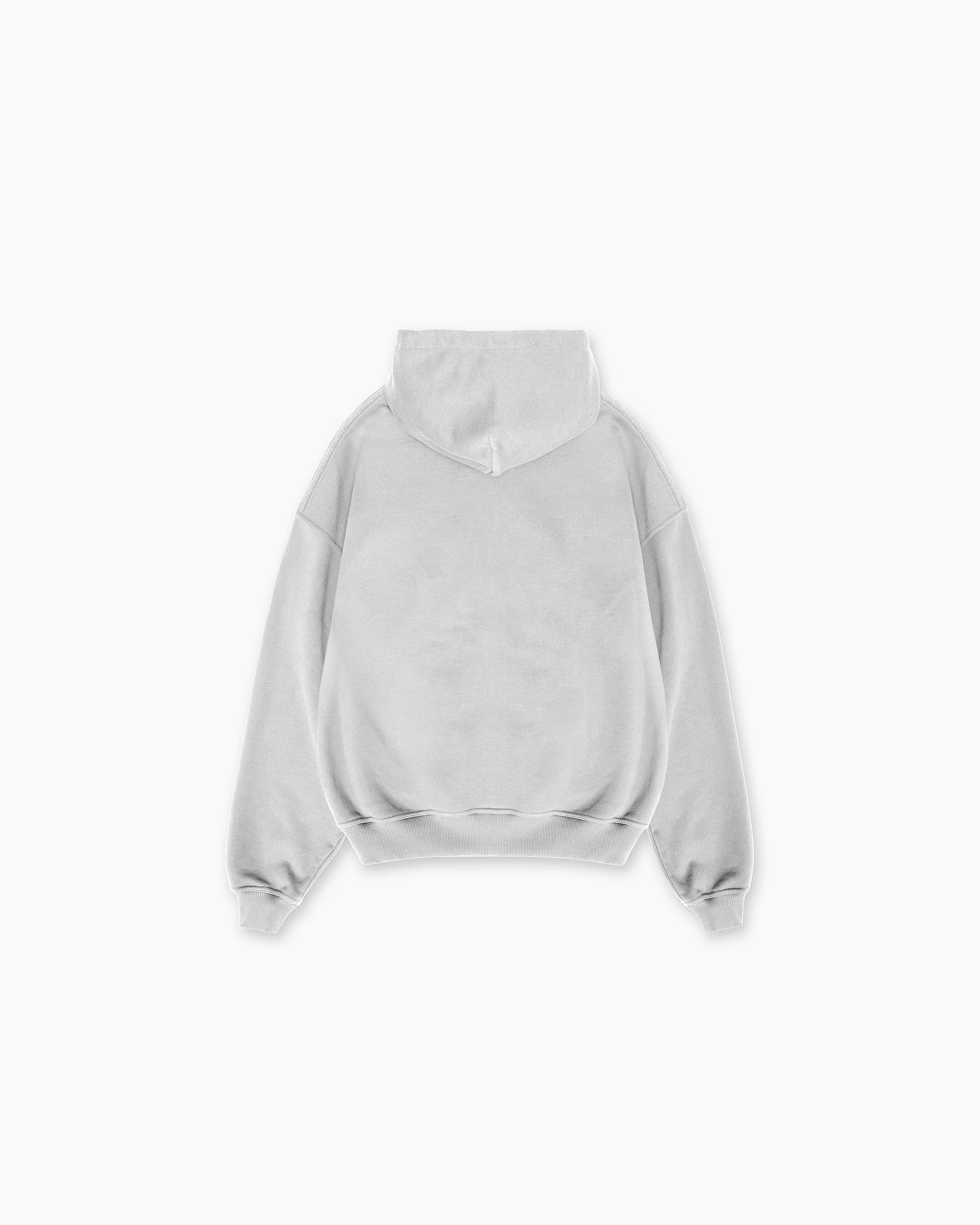 500gsm Double Zip Hoodie - Marl Grey