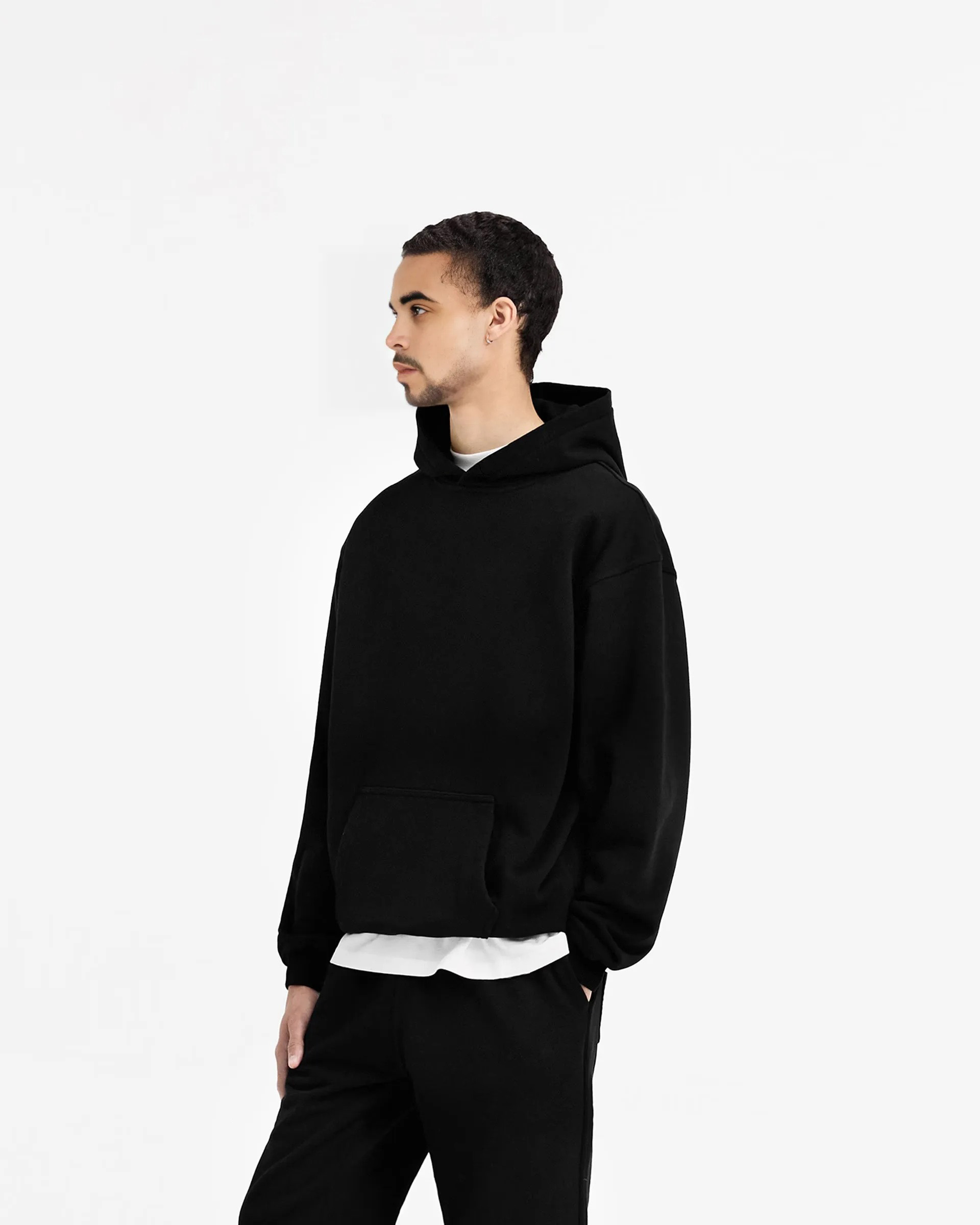 500gsm Hoodie - Black