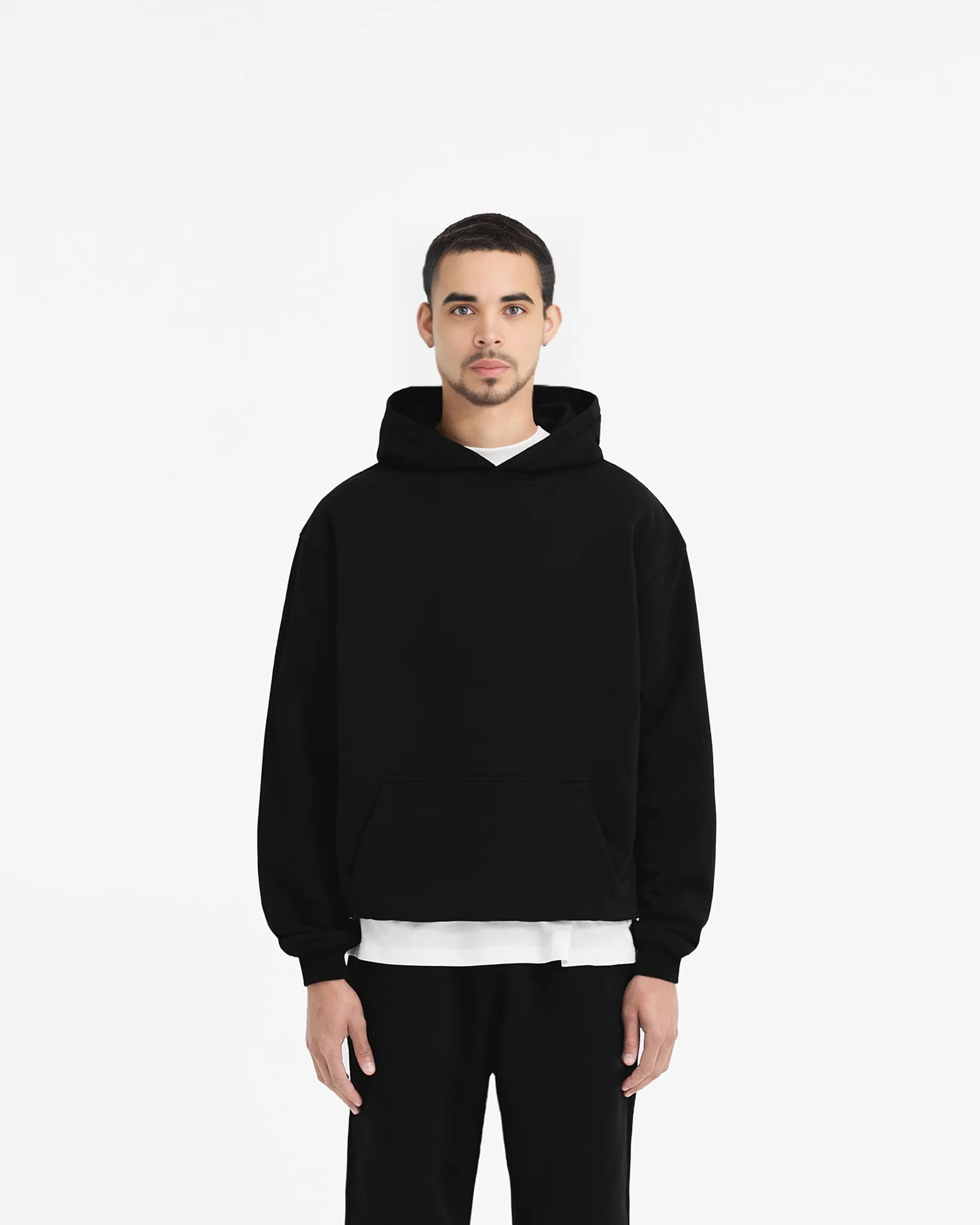 500gsm Hoodie - Black