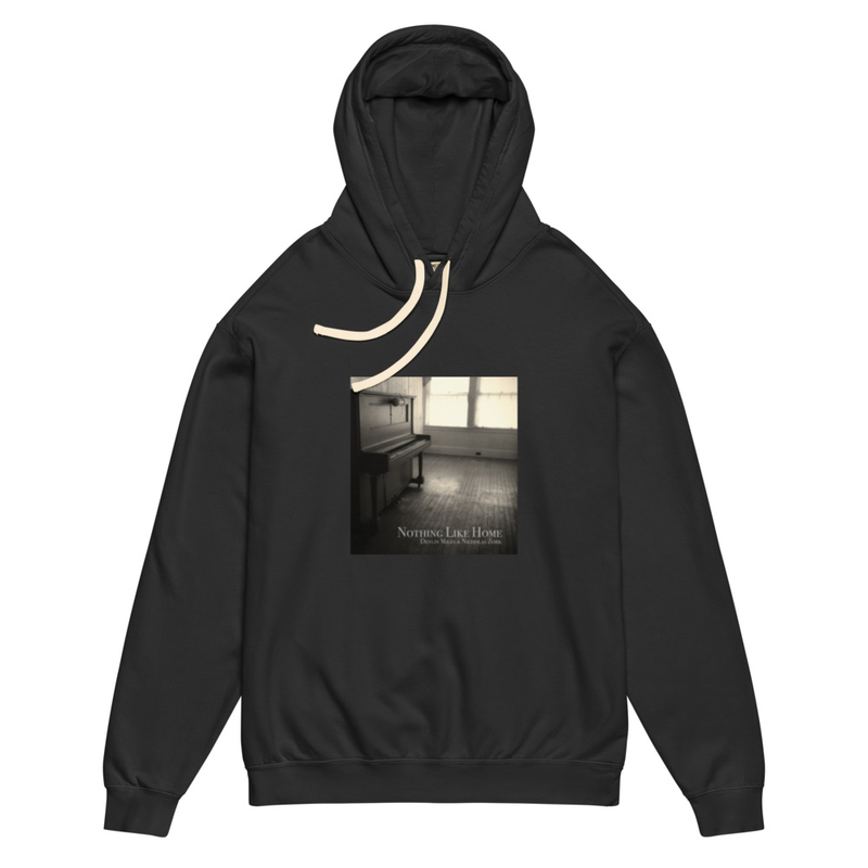 Unisex lightweight hoodie - Nothing Like Home Hoodie front with back Rooted in The Dirt