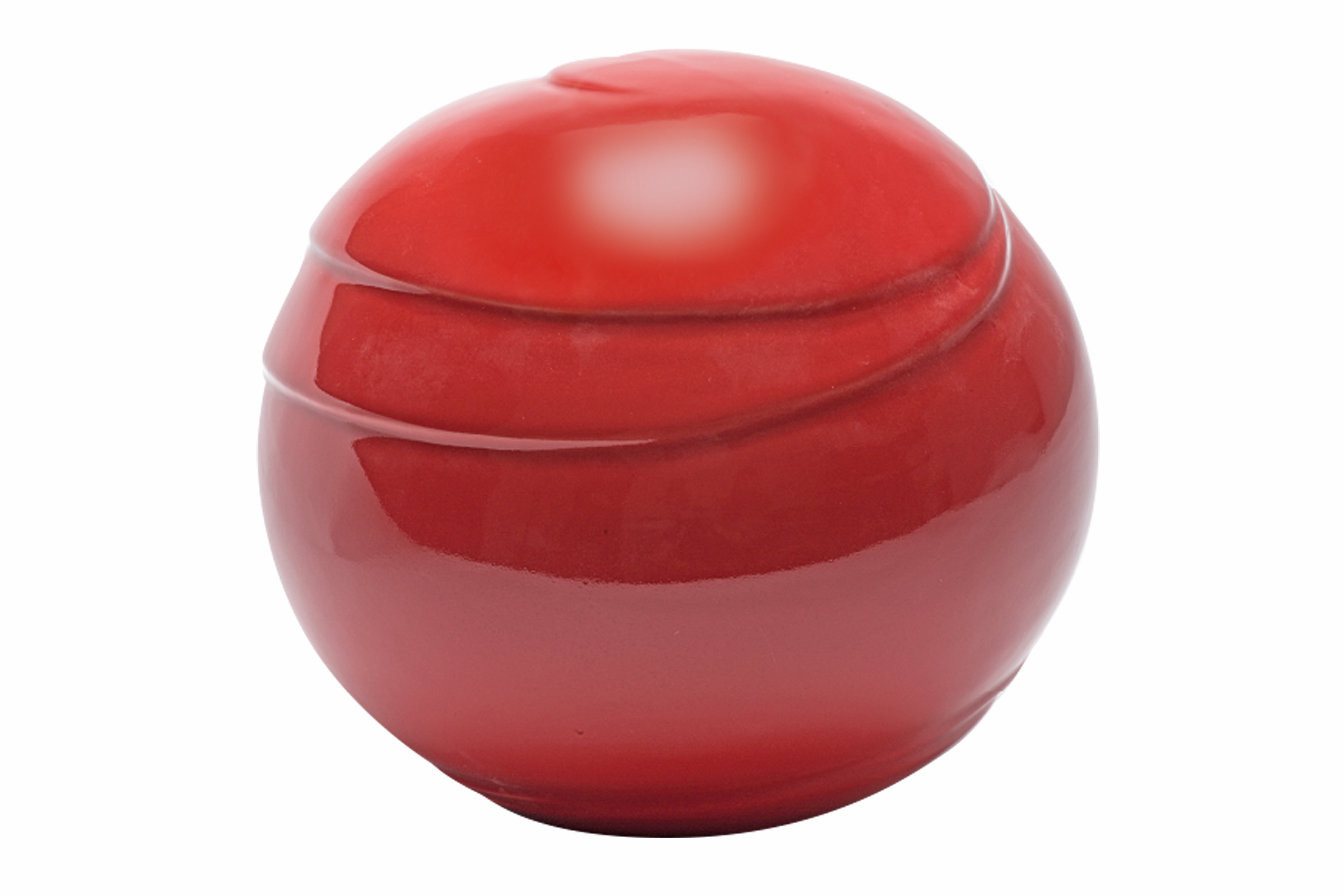Urna esférica roja