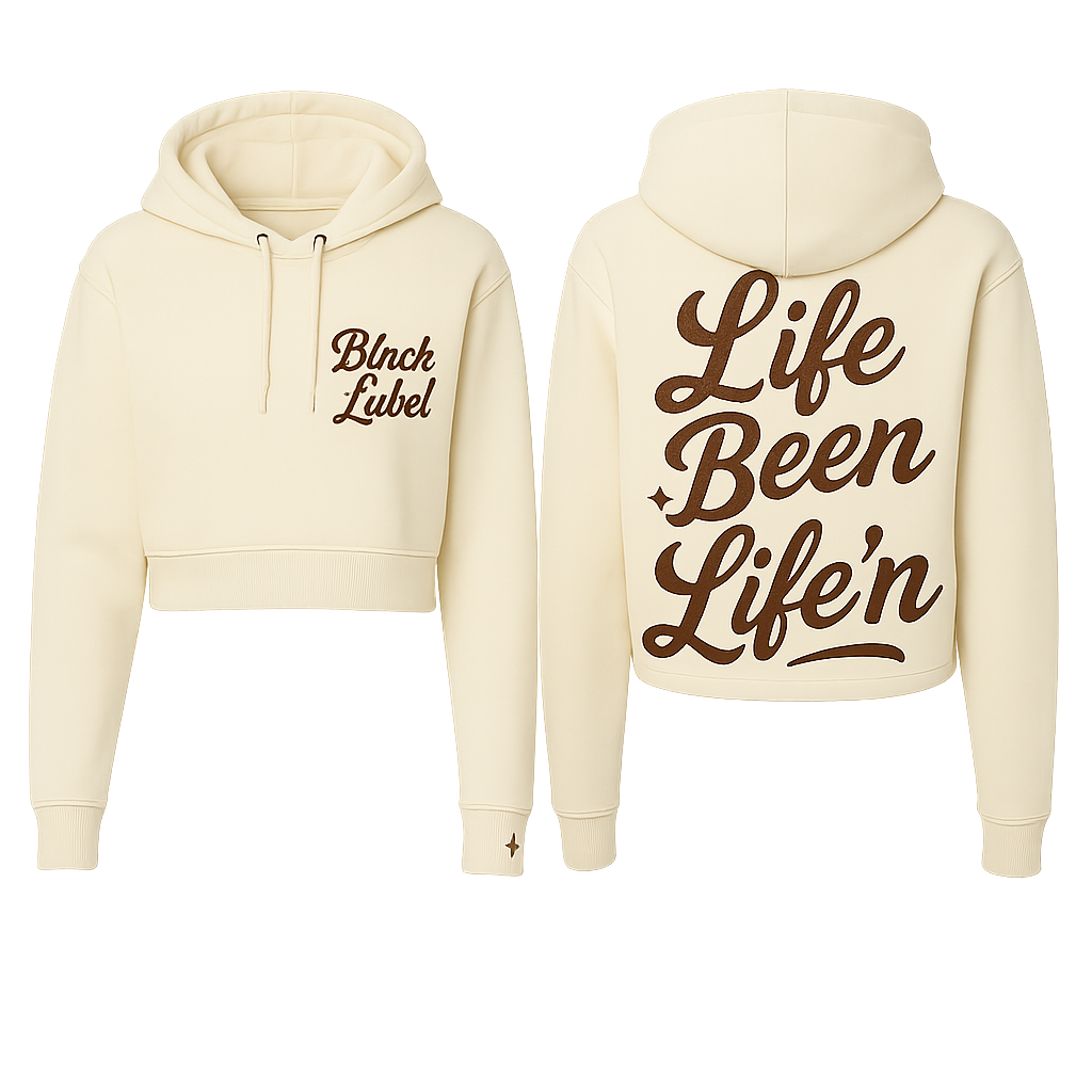 Life Been Life’n Cropped Hoodie