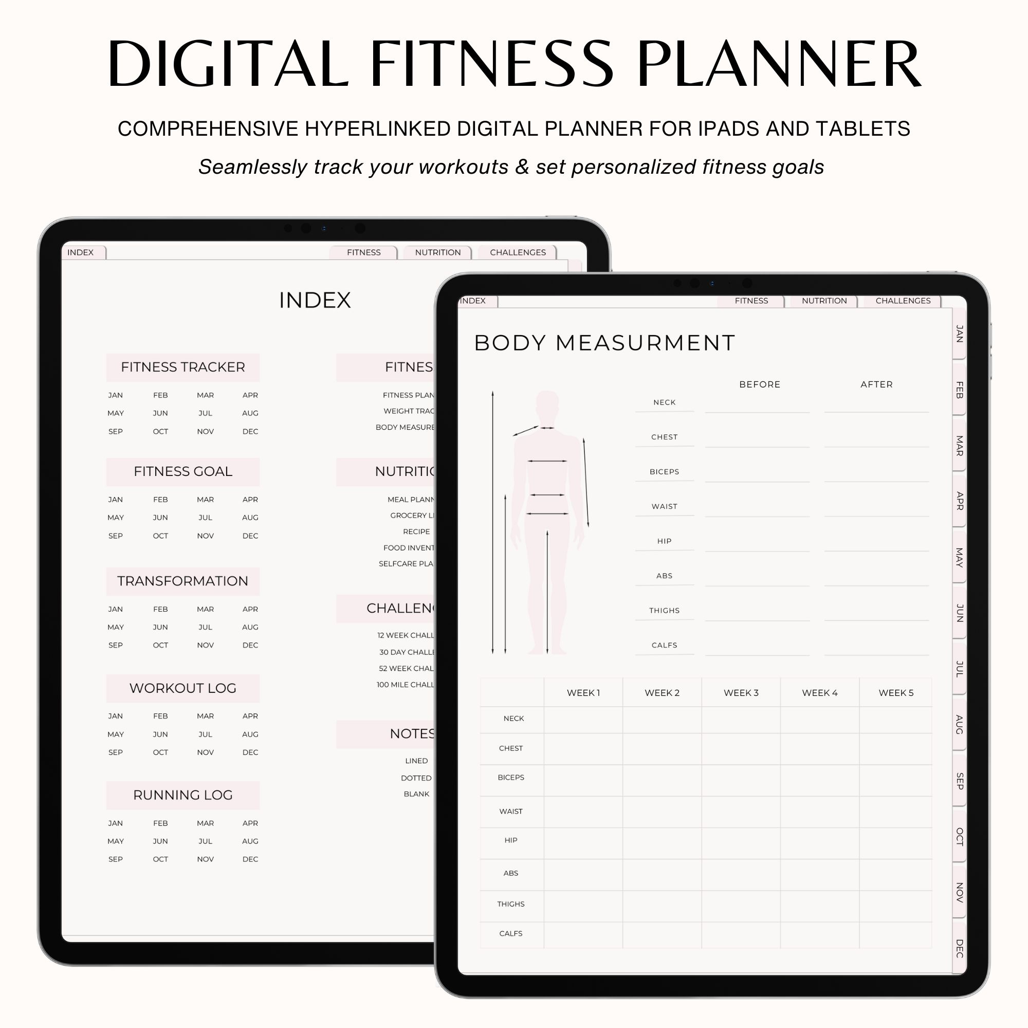Digital Fitness Planner