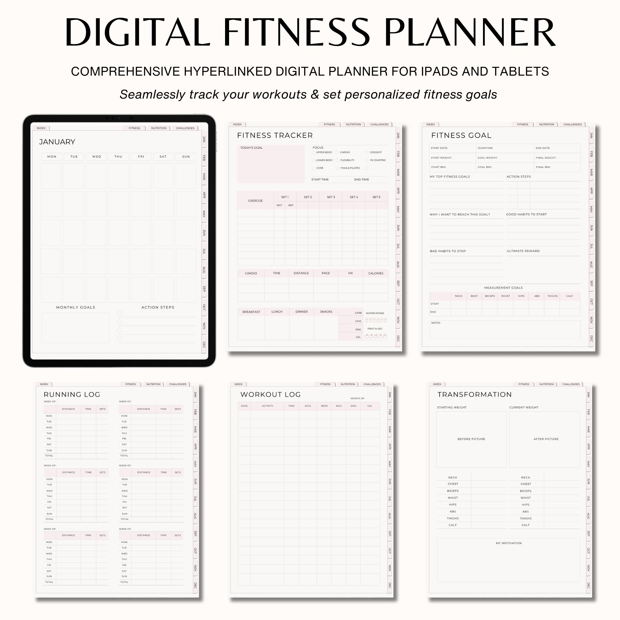 Digital Fitness Planner