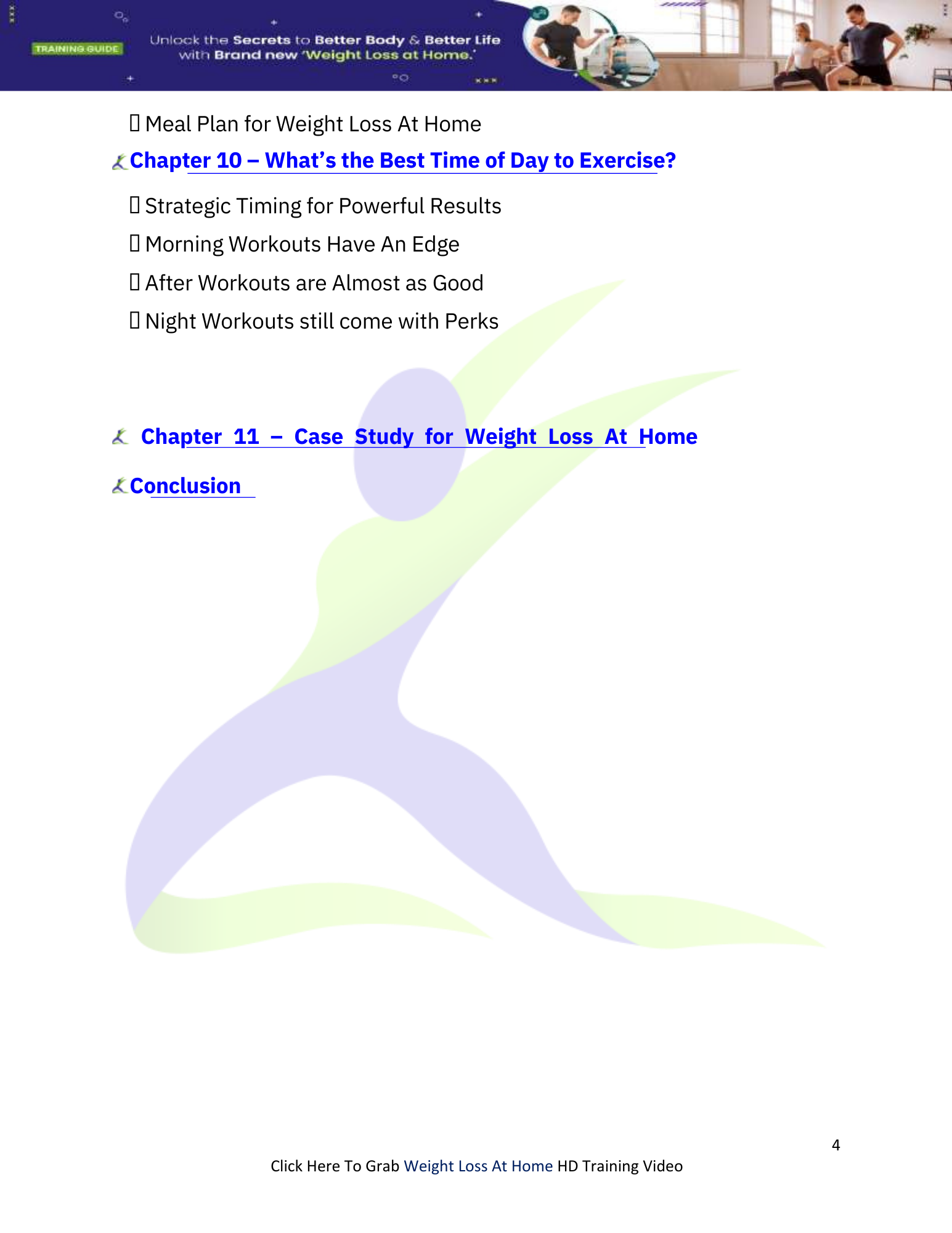 Weight Loss at Home Guide