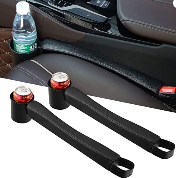 Car Seat Gap Filler Pad with Cup Holder