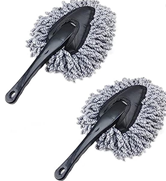 2 Pack Super Soft Microfiber Car Dash Duster Brush