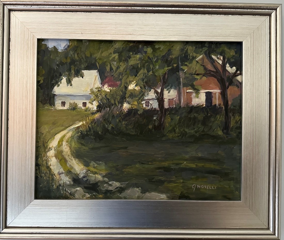 Sunlit View from the Hamilton House