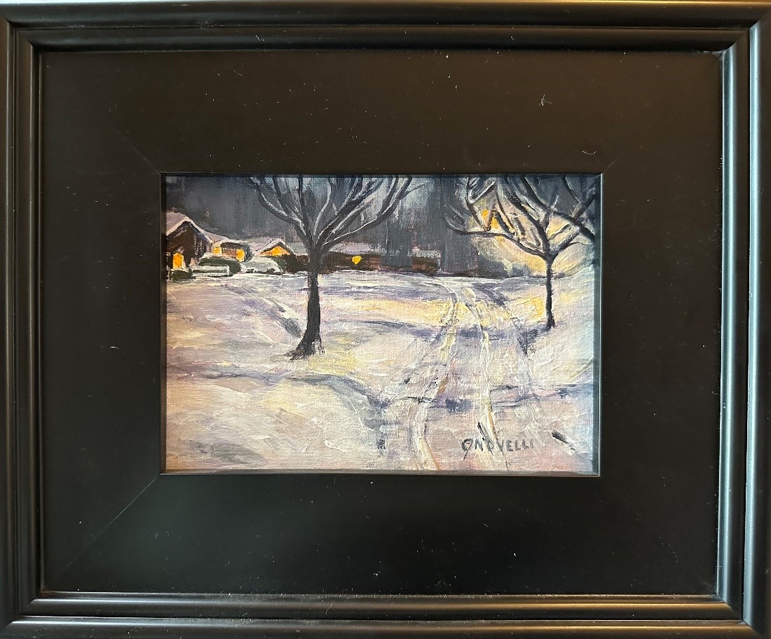 Evening Winter Walk - PRIVATE COLLECTION