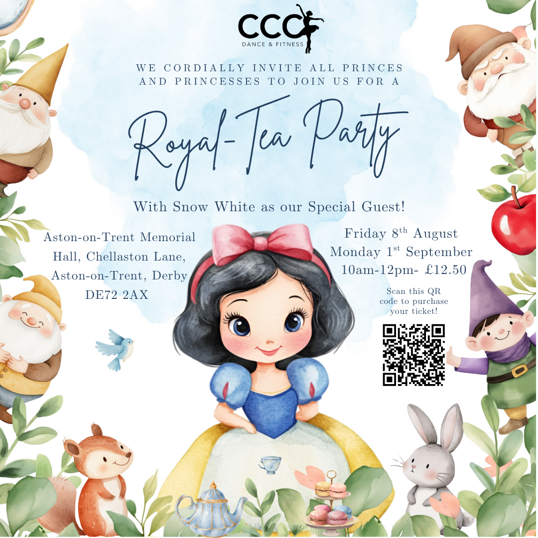 Snow White Tea Party Ticket- Friday 8th August