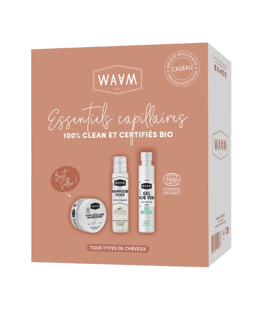 Coffret Essentiels Capillaires 100% clean et certifiés BIO