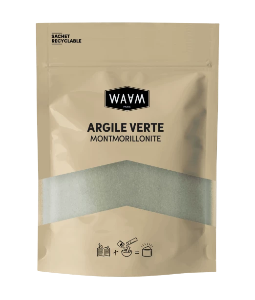 Argile verte montmorillonite