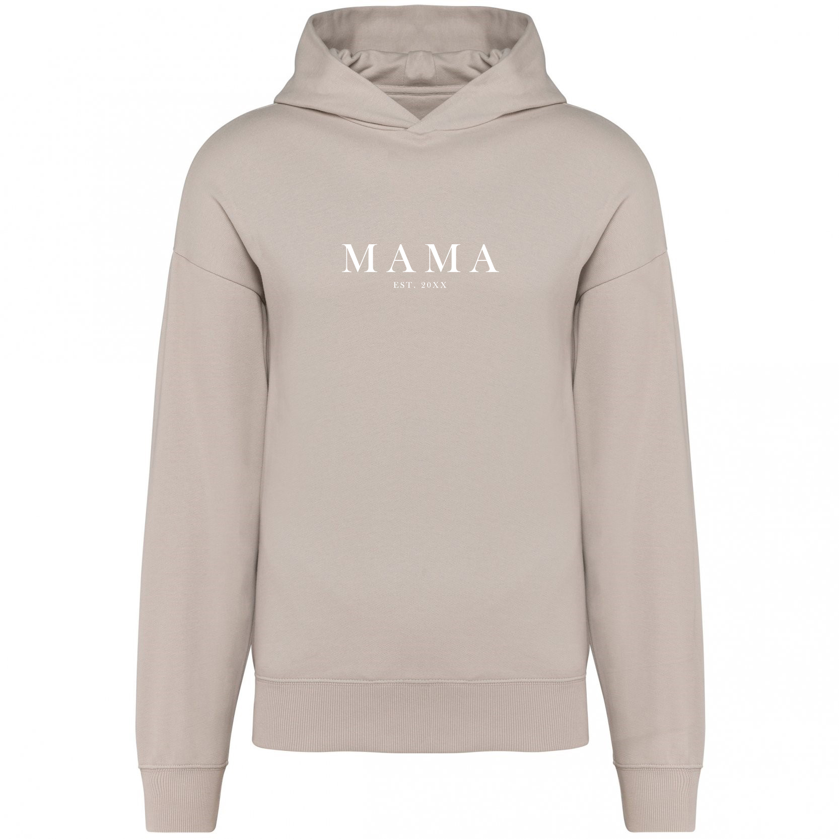 Oversize bliuzonas su kapišonu "MAMA est."