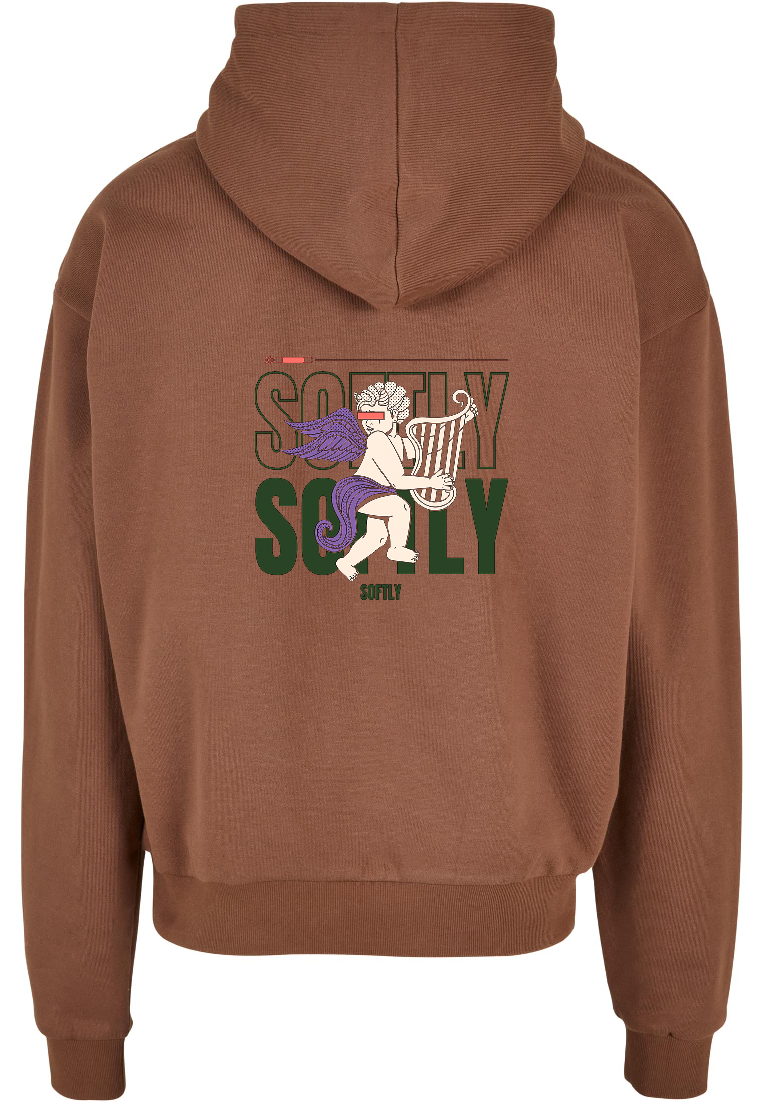 "SOFTLY" unisex bliuzonas su gobtuvu