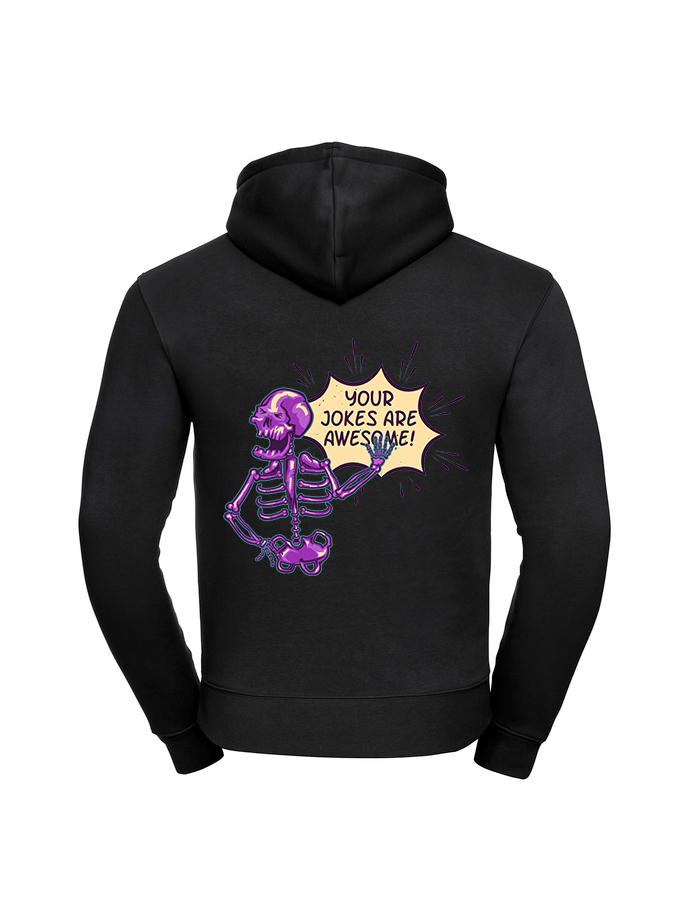 "Tell me a joke" vyriškas bliuzonas su gobtuvu