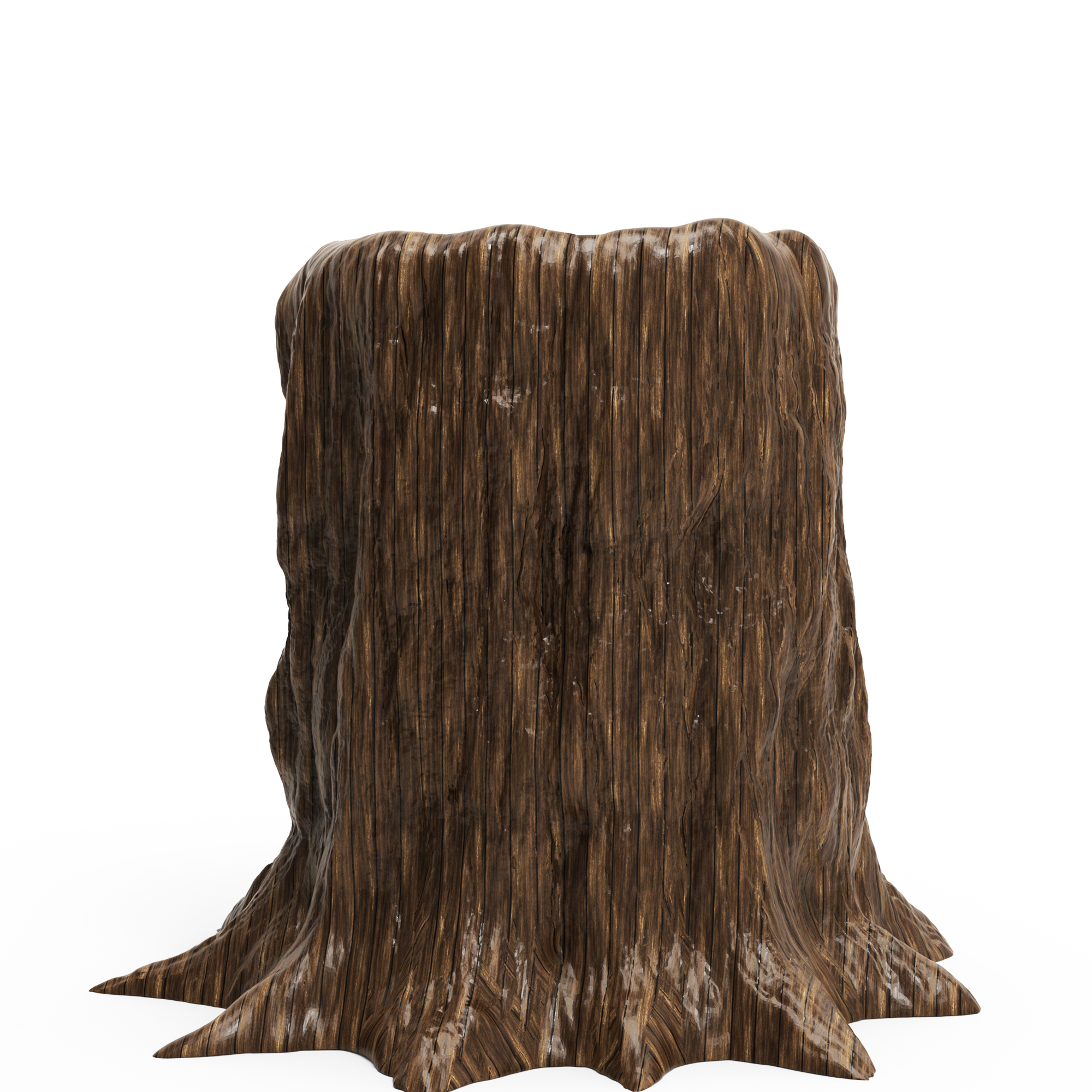 Tree Trunk Bottle Holder - STL Format 3D Printable Ready File
