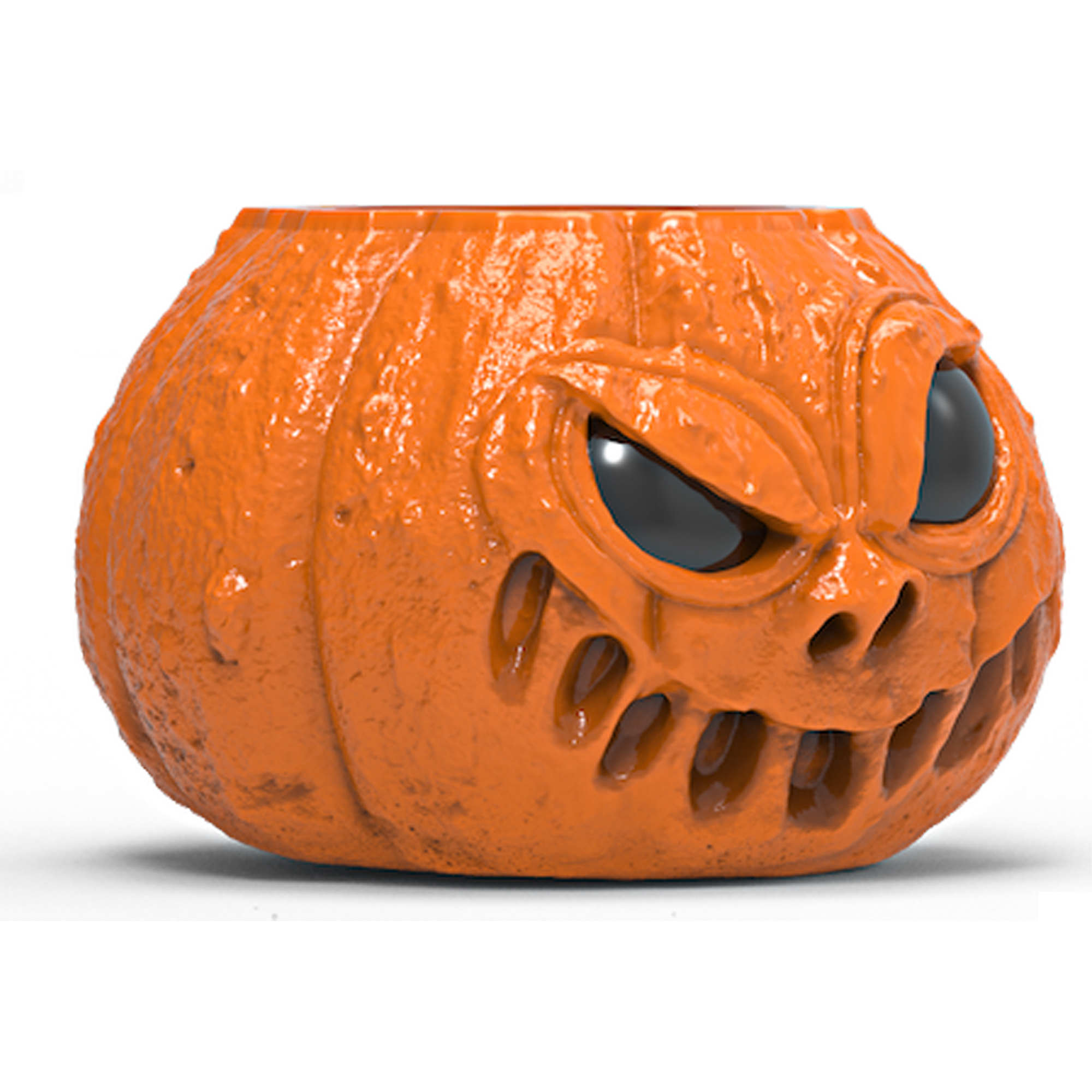 Spooky Horror Halloween Overloaded Pumpkin Planter/ Candy Bucket/ Lamp/ Lantern 3D Printer STL File Format