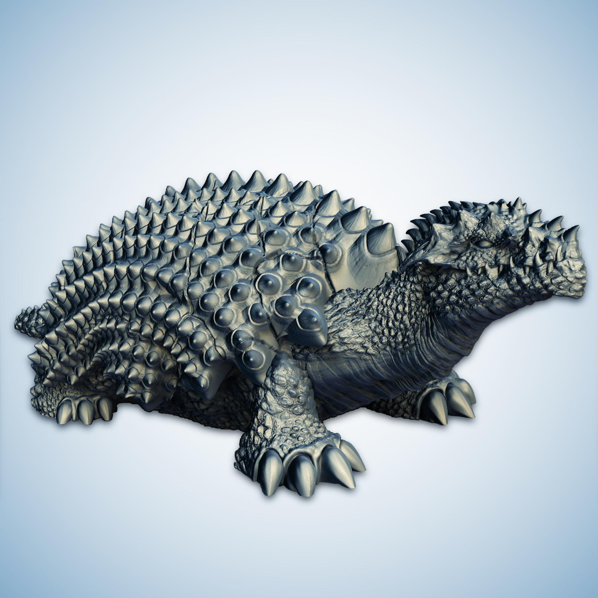 Turtle Dragon Animal | dnd Miniature Mini | STL Format 3D Printable Ready File