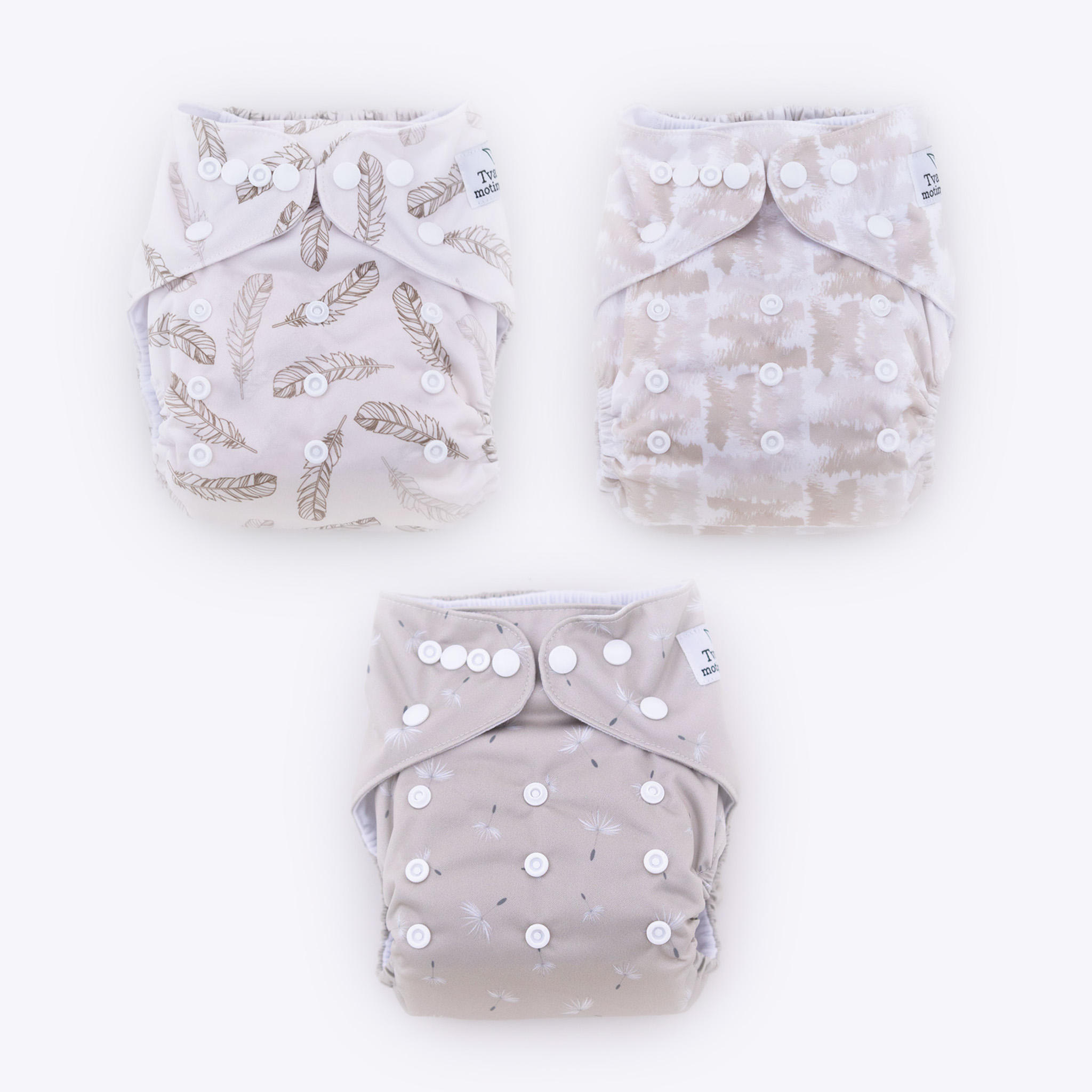 Cloth Diapers | "Sand Dune" 3 psc. set