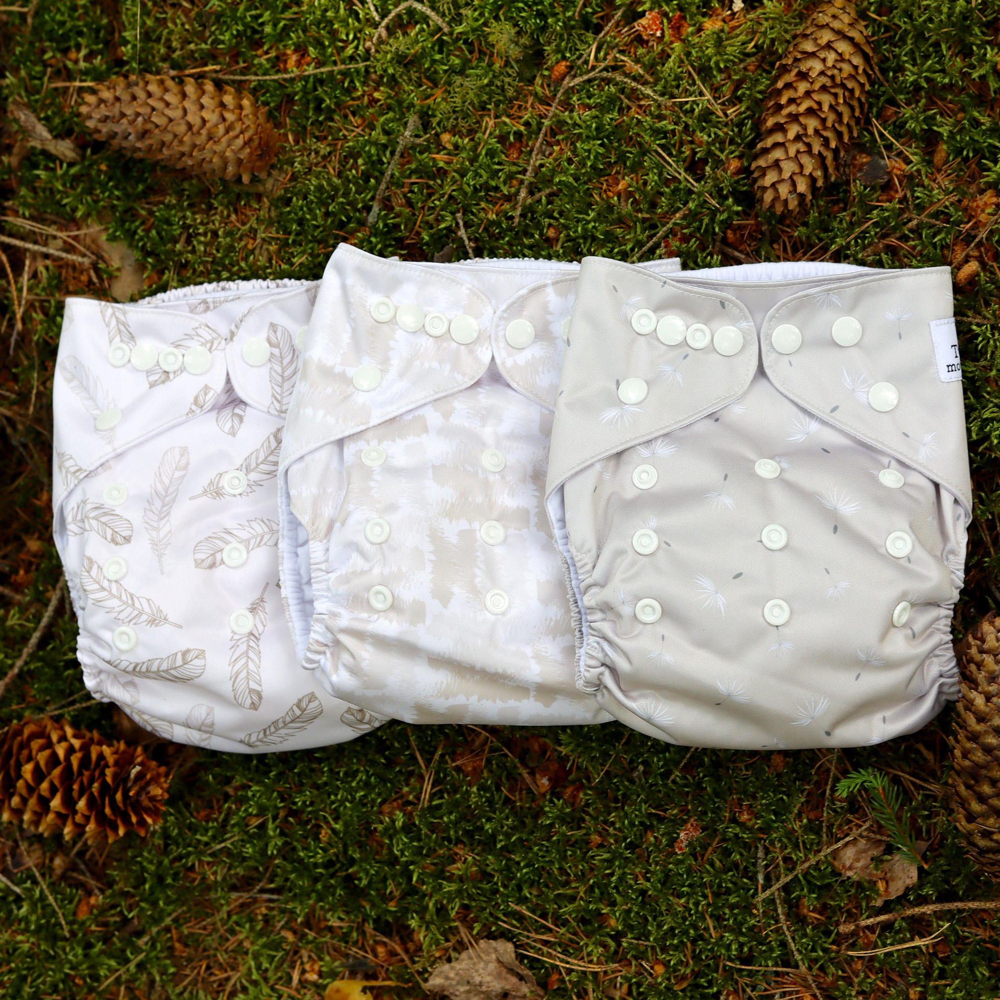 Mini pradinis rinkinys | Daugkartinės sauskelnės ir priedai | "Smėlio kopa" 