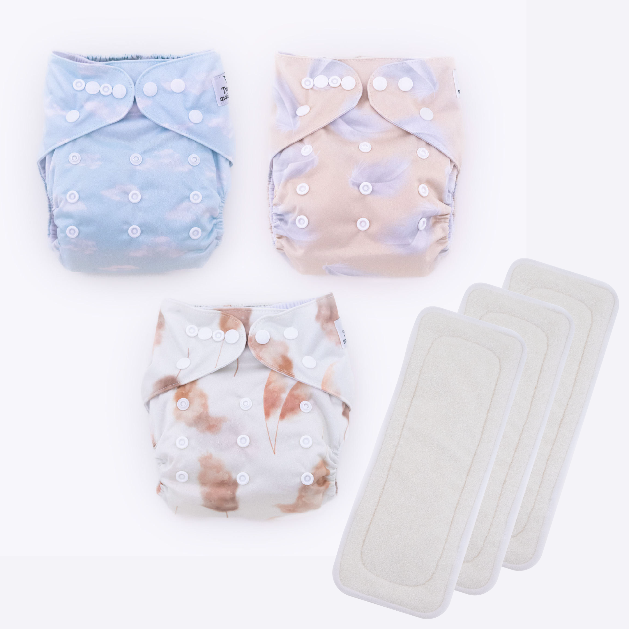 Cloth Diapers | "Gentleness" 3 pcs. set