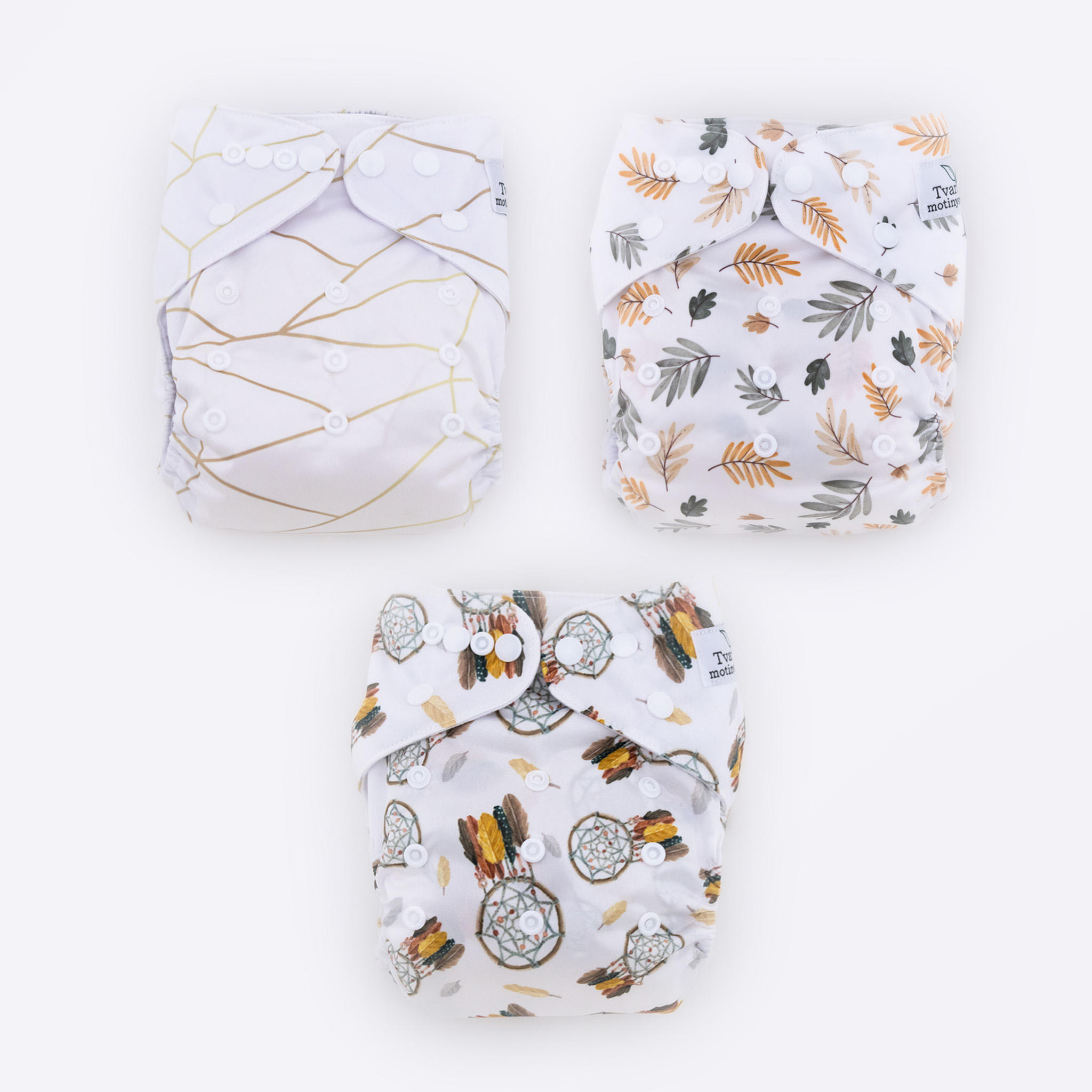 Starter Kit | Reusable Diapers & Accessories | "Golden Fairy Tale"