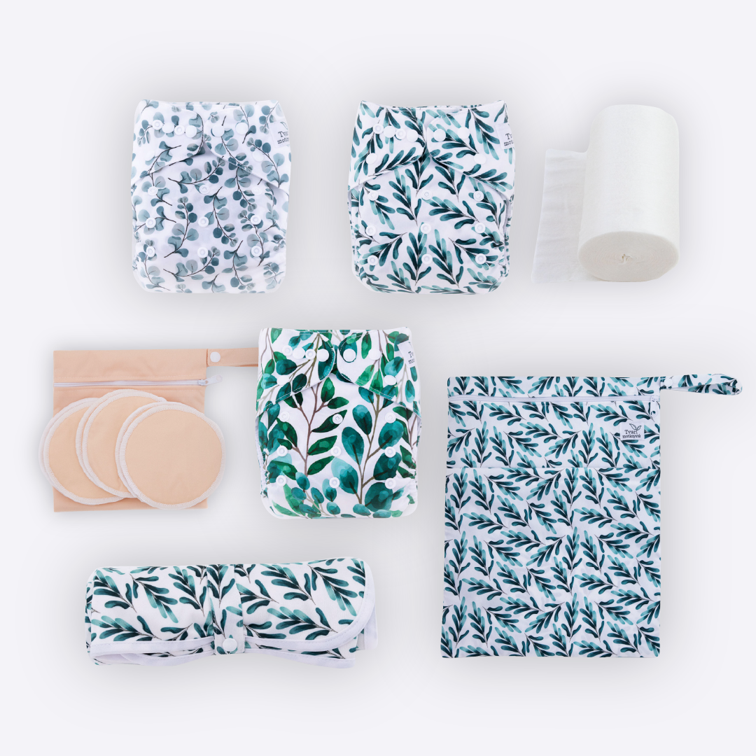 Starter Kit | Reusable Diapers & Accessories | "Essence Of Life"