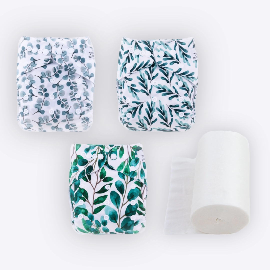 Mini pradinis rinkinys | Daugkartinės sauskelnės ir priedai | "Gyvybė" 