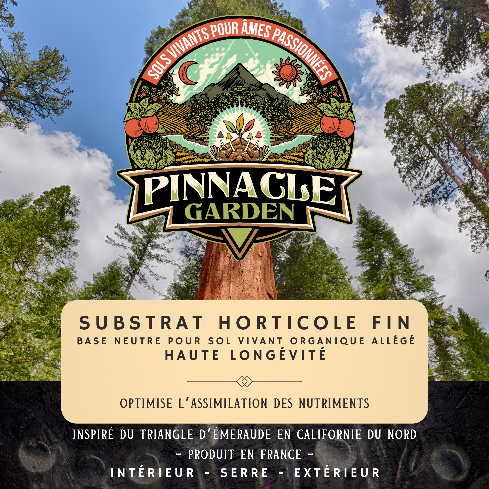 Substrat horticole Fin