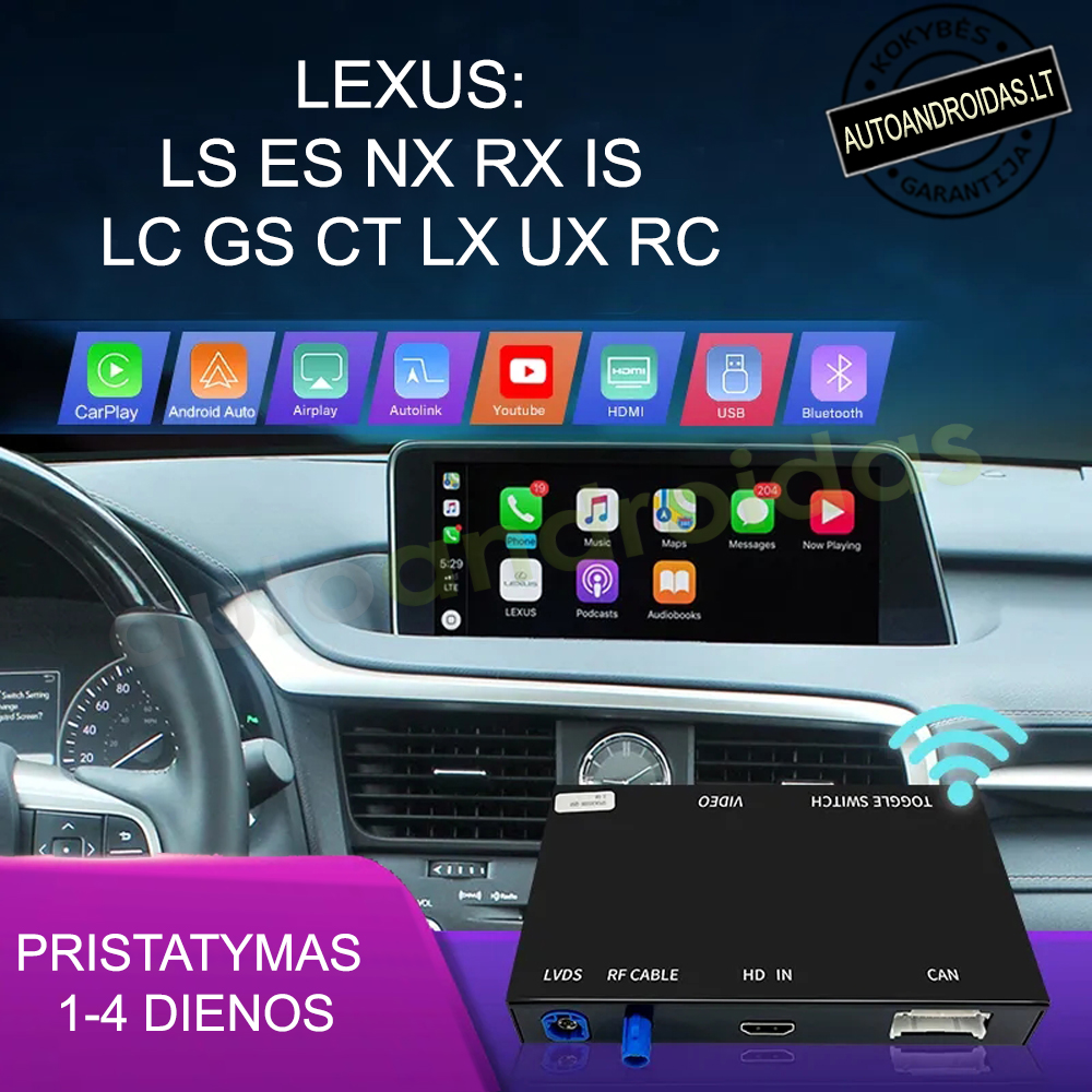 LEXUS APPLE CARPLAY ANDROID AUTO