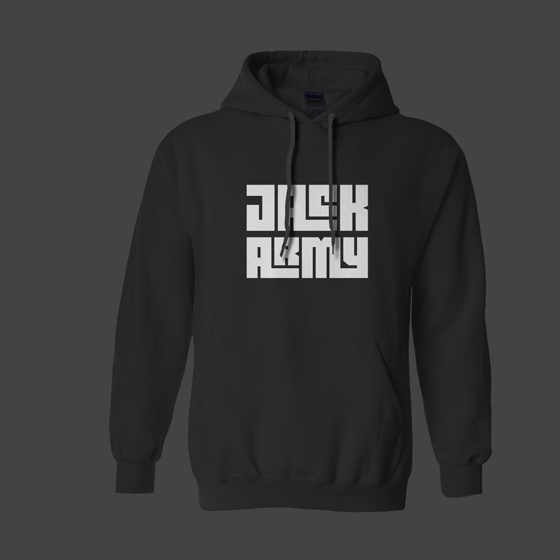 Jack Army Hoodie Black Block