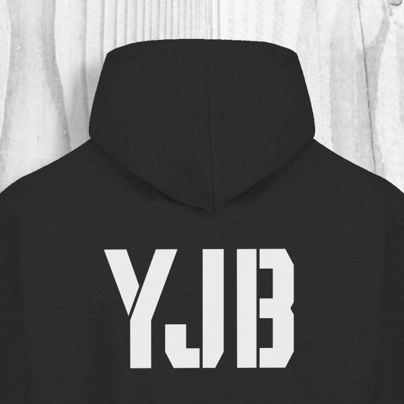 YJB Hoodie Black Stencil
