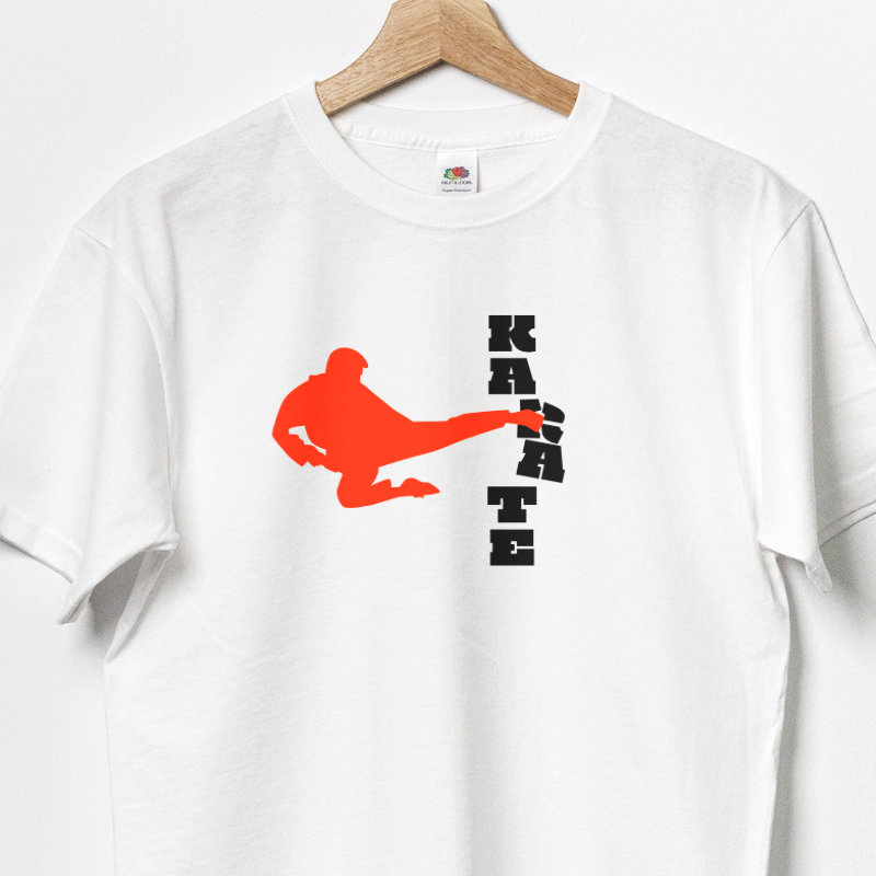 Karate Flying Kick Shirt