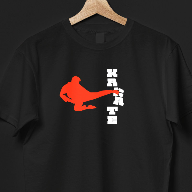 Karate Flying Kick Shirt