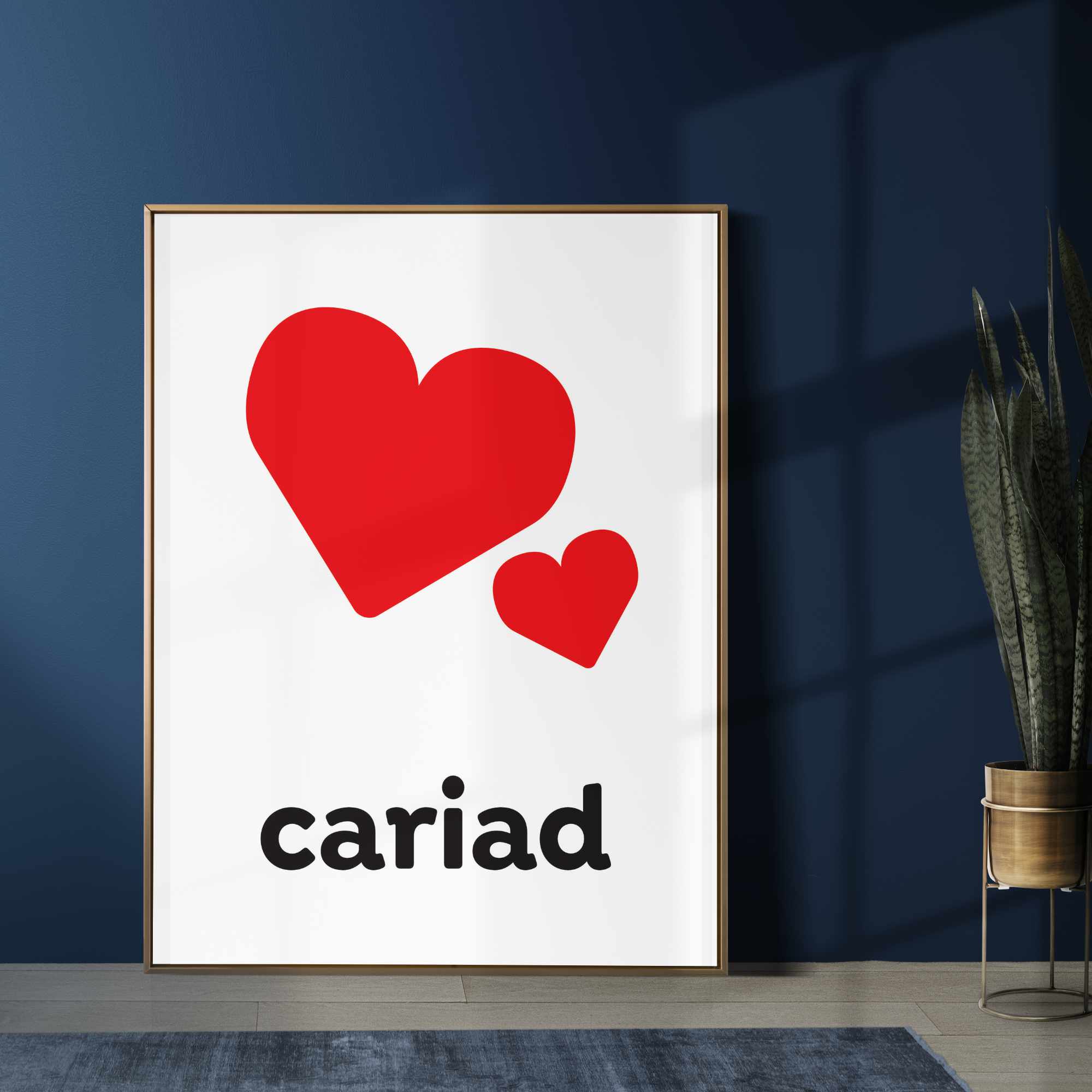 Two Heart Cariad Poster