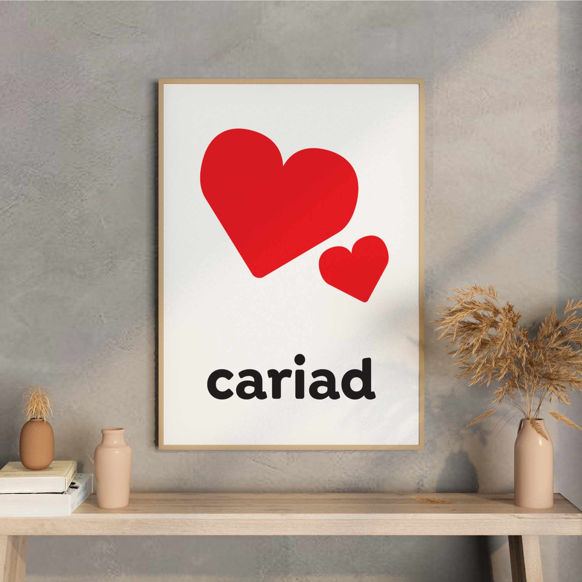 Two Heart Cariad Poster