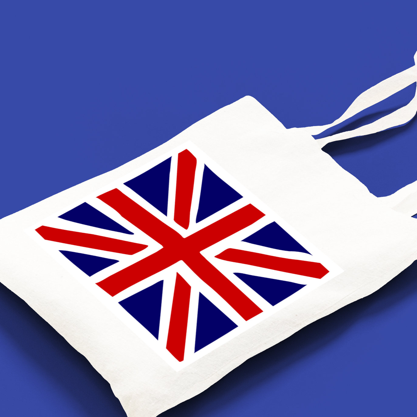 Hand drawn Union Jack Tote Bag
