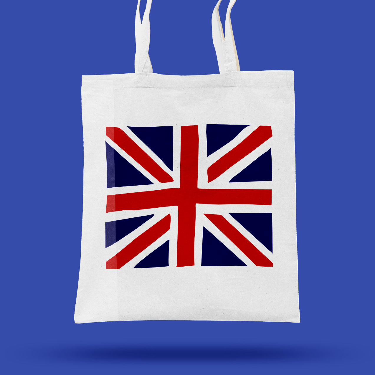 Hand drawn Union Jack Tote Bag