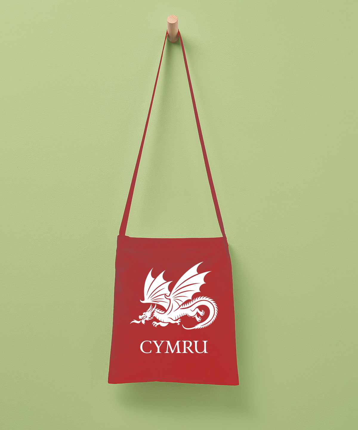 Flying Welsh Dragon - Cymru Tote Shopping Bag