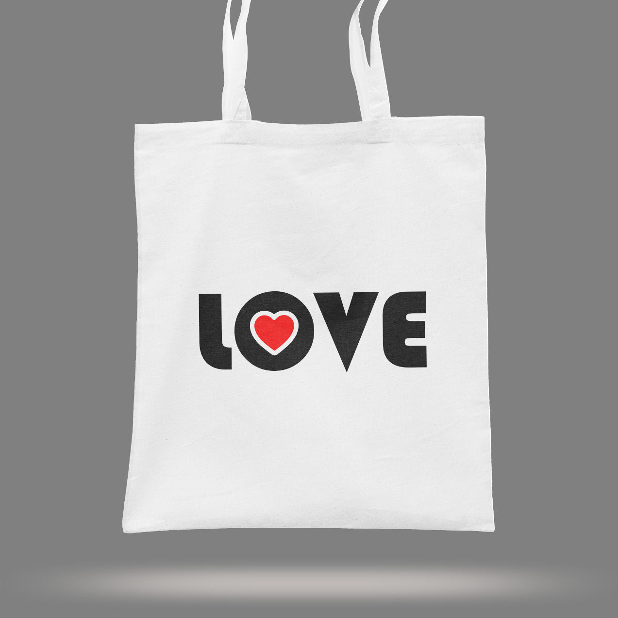 Retro style Love Classic Tote Shopping Bag