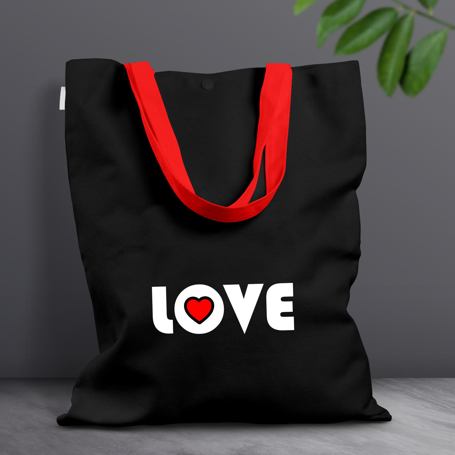 Retro style Love Classic Tote Shopping Bag