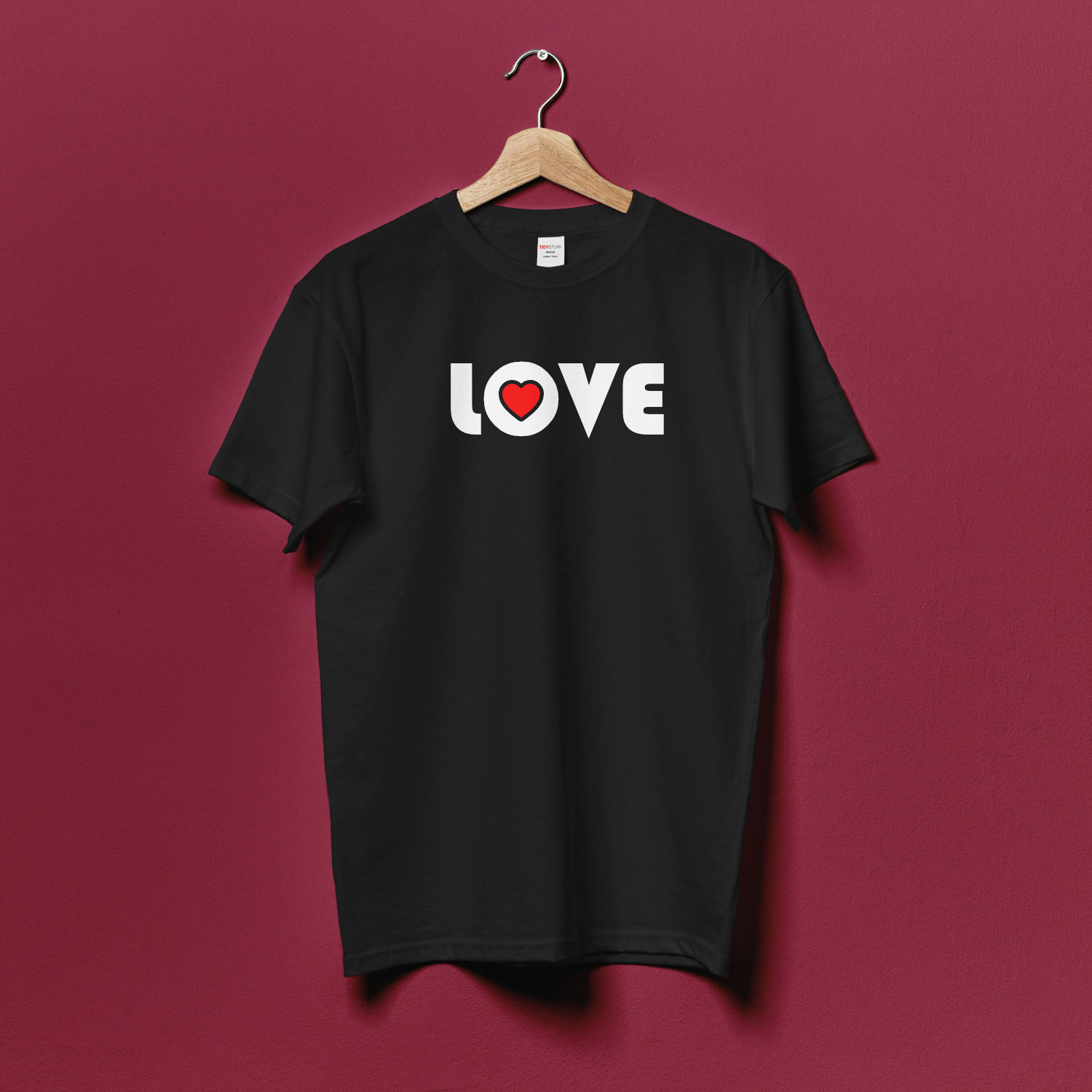 New retro-styled Love shirt